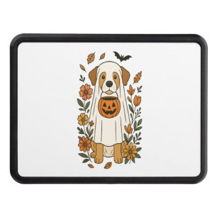 Halloween Labrador Retriever Flowers Hitch Cover
