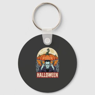 Halloween Labrador Retriever Witch Dog Vintage Vec Keychain