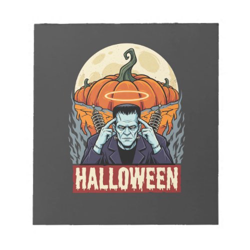 Halloween Labrador Retriever Witch Dog Vintage Vec Notepad