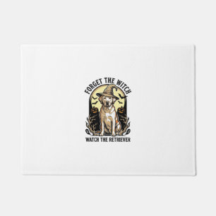Halloween Labrador Witch Vintage Retriever Dog Des Doormat