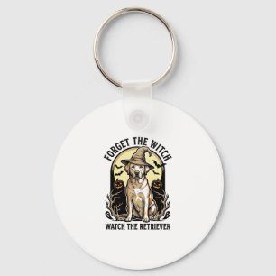 Halloween Labrador Witch Vintage Retriever Dog Des Keychain