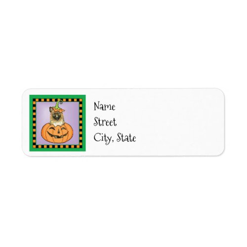 Halloween Laekenois Label