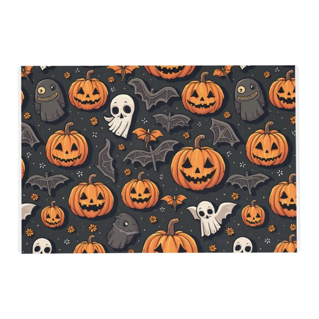 Halloween Laminated Placemat (Front)