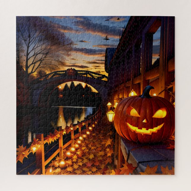 Halloween Landscape Four Jigsaw Puzzle (Vertical)