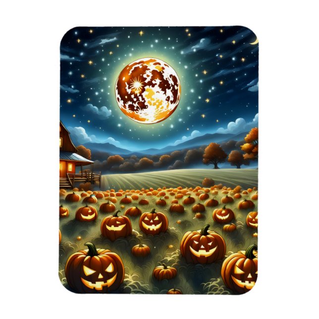 Halloween Landscape Magnet (Vertical)