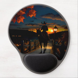 Halloween Landscape Seven Gel Mouse Pad