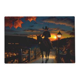 Halloween Landscape Seven Placemat