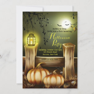 Halloween Lantern Invitation