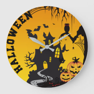 Halloween large clock