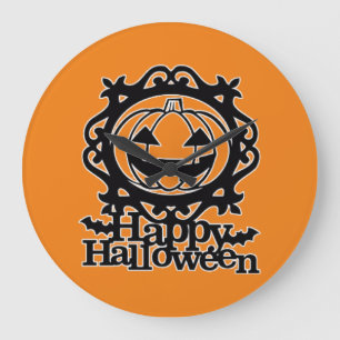 Halloween large clock
