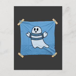 Halloween Lazy Taped Costume Postcard