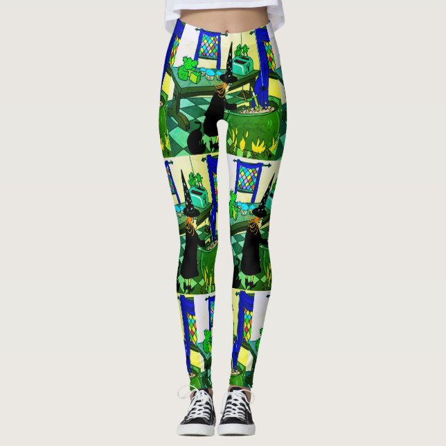 HaLLowEEn leggings by dalDesignNZ (Front)