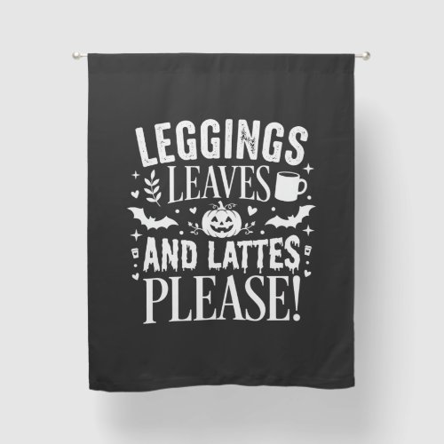 Halloween Leggings Leaves and Lattes Fall Coffee D Blackout Curtains