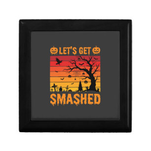 Halloween Lets Get Smashed Haunted Graveyard Gift Box