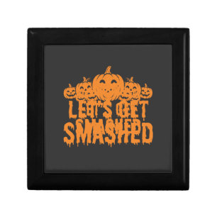 Halloween Lets Get Smashed Pumpkin Gift Box