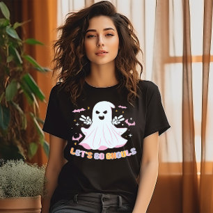 HALLOWEEN LETS GO GHOULS VAMPIRE GHOST T-Shirt