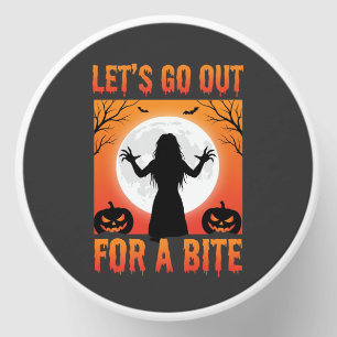 Halloween Let's Go Out For a Bite Horror Mini Candle Favors
