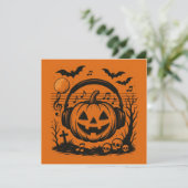 Halloween letterhead with music (Standing Front)