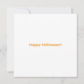 Halloween letterhead with music (Back)