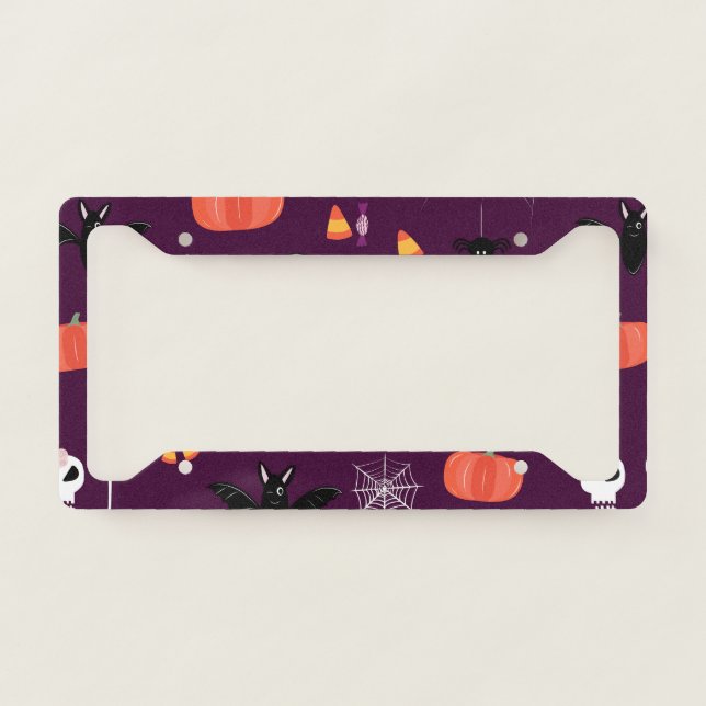 Halloween License Plate Frame (Front)