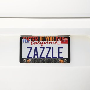 Halloween License Plate Frame
