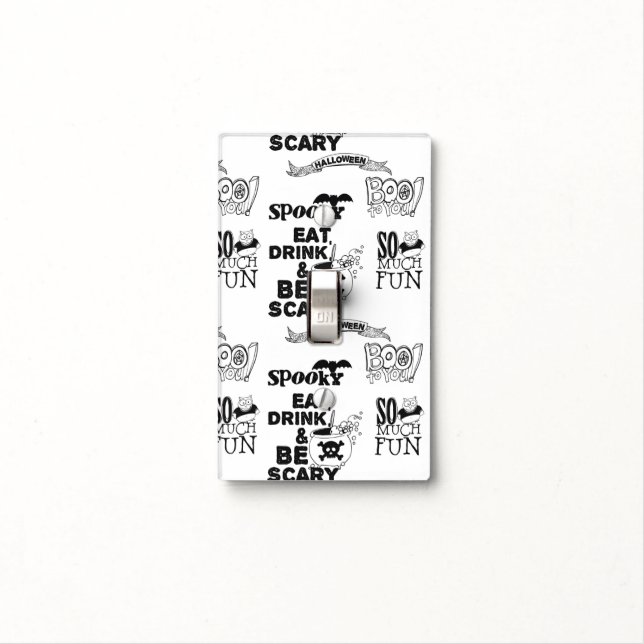 Halloween Light Switch Cover (In Situ)