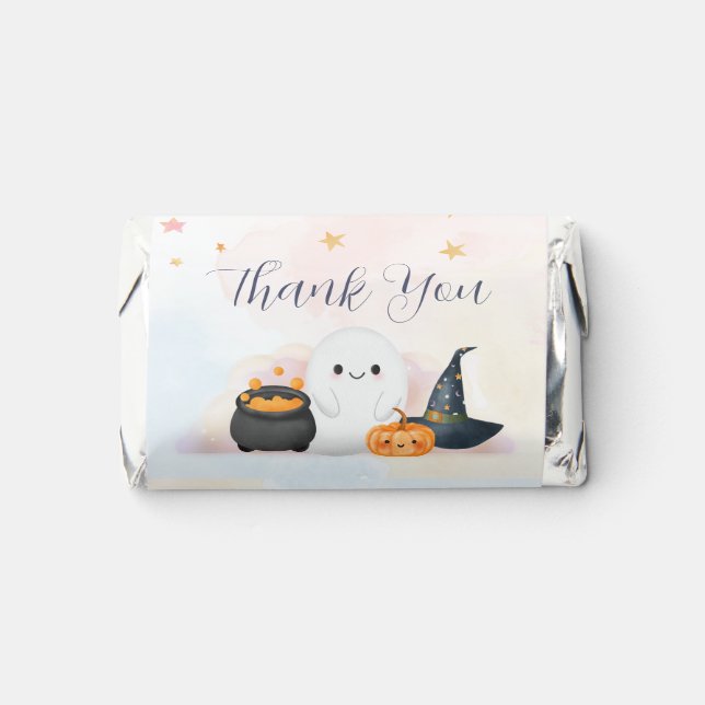 Halloween Little Boo Baby Shower  Hershey's Miniatures (Front)