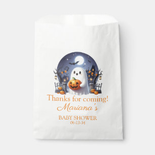 Halloween Little Boo Ghost Baby Shower Favor Bag