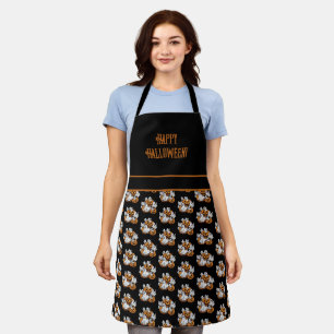 Halloween: Little Ghosts with Pumpkins - Apron