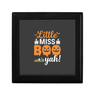 Halloween Little Miss Boo Yah Pumpkin Design_1 Gift Box