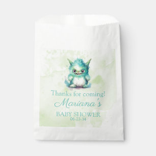 Halloween Little Monster Boy Baby Shower Favor Bag