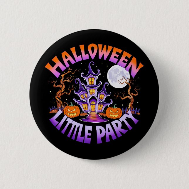 Halloween Little Party Button (Front)