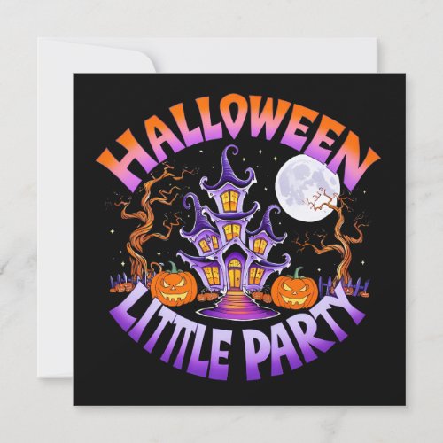 Halloween Little Party Holiday Card