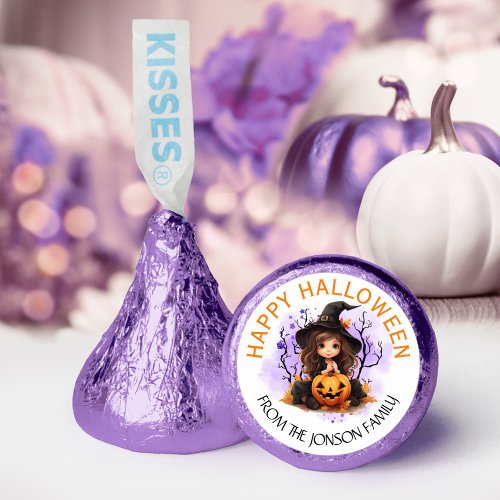 Halloween Little Witch Family Name Hersheys Kisses