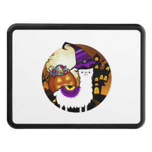 Halloween Llama Alpaca Funny Lama Glama Cool Gift Hitch Cover
