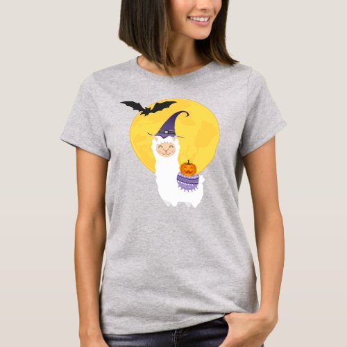 Halloween Llama T_Shirt