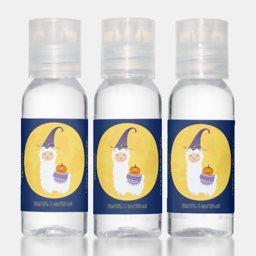 Halloween Llama white Hand Sanitizer