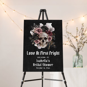Halloween Love At First Bridal Shower Welcome Foam Board