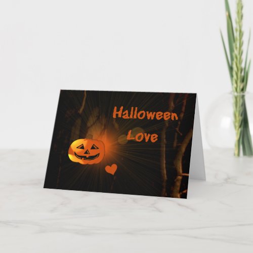 Halloween Love Card