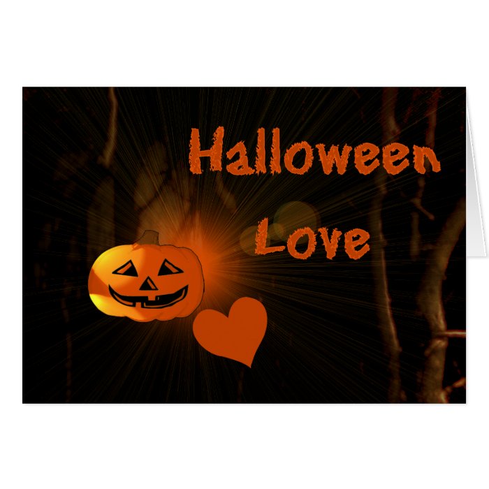 Halloween Love Card