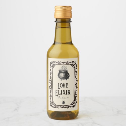 Halloween Love elixir Drinks Spooky  Wine Label