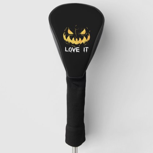 Halloween love it golf head cover