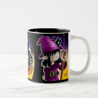 Halloween Lucy Two-Tone Coffee Mug