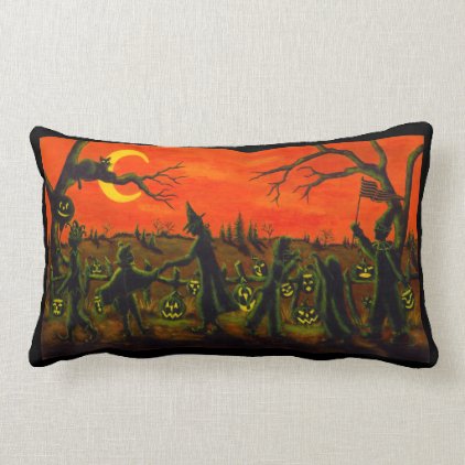 Halloween lumbar pillow ,trick or treat