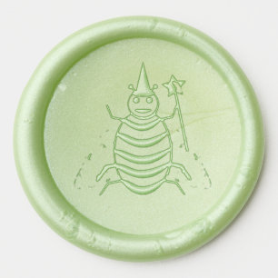 Halloween Magic Bee Witch Wax Seal Sticker