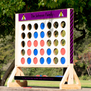 Halloween Magic Bee Wizard Purple and Black Stripe Fast Four