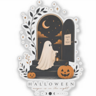 Halloween Magic Door – Spooky Night Sticker