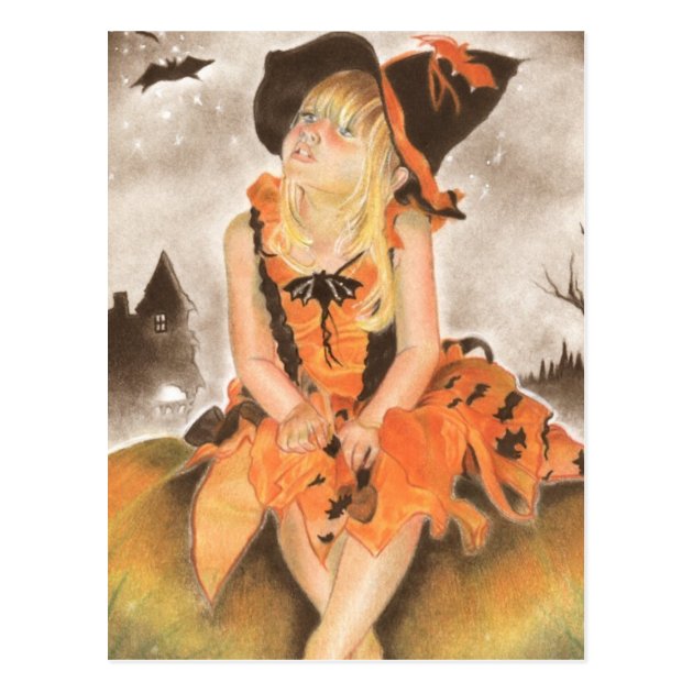 Halloween Magic Postcard