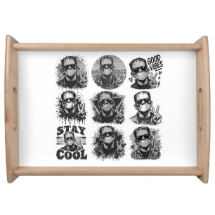 Halloween Magic, Spooky Nights & Autumn Delights Serving Tray