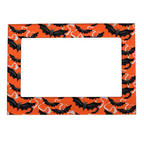 Halloween Magnet Picture Frame_Bats